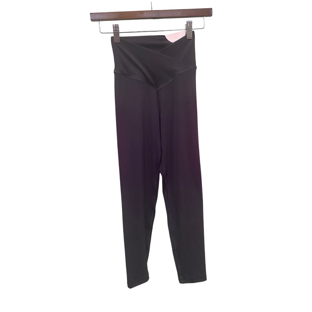 OFFLINE by Aerie Real Me High Waisted Crossover Leggings Black Small short NWT